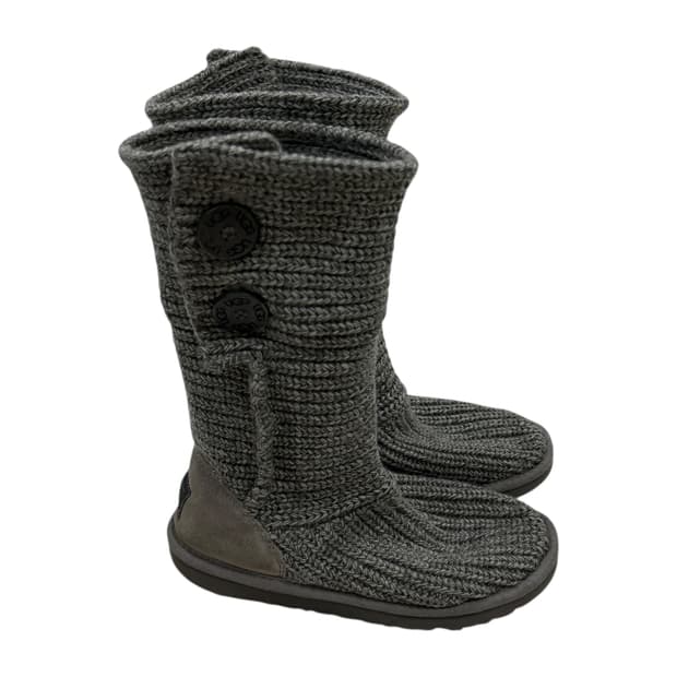 UGG 어그 클래식 카디 니트 롱부츠 그레이 215