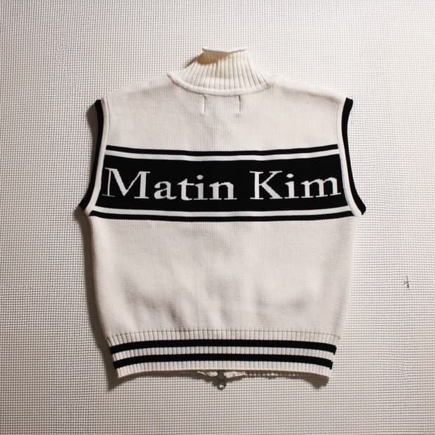 Matin Kim 마땡킴 니트 조끼