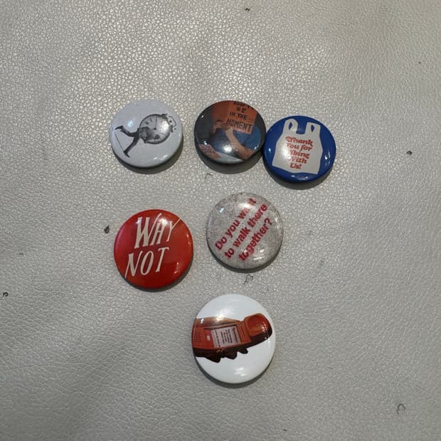 빈티지 뱃지 브롯지 6set