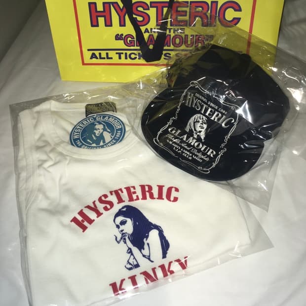 Hysteric Glamour 히스테릭글래머 나시 슬리브리스 