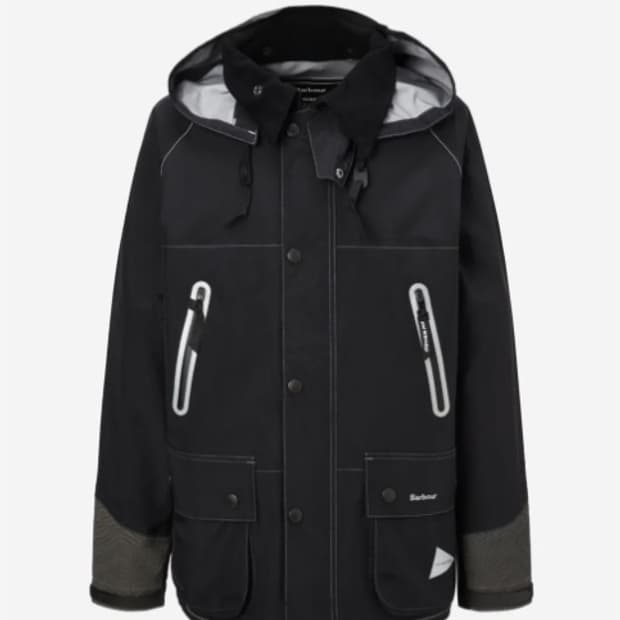 [M] 바버x앤드원더 3L자켓 블랙 팝니다.