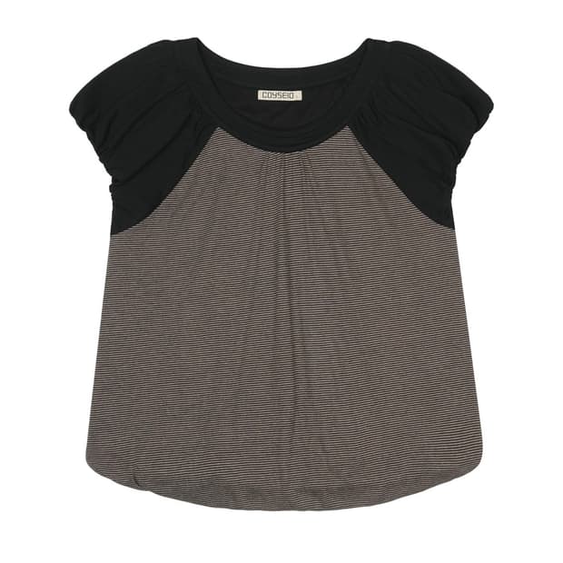 코이세이오 퍼프 셔링 티셔츠 puff shirring t-shirt 2