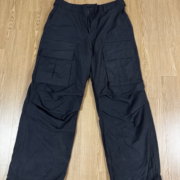 23FW 준지 블랙 카고 팬츠 48 JC3821P325