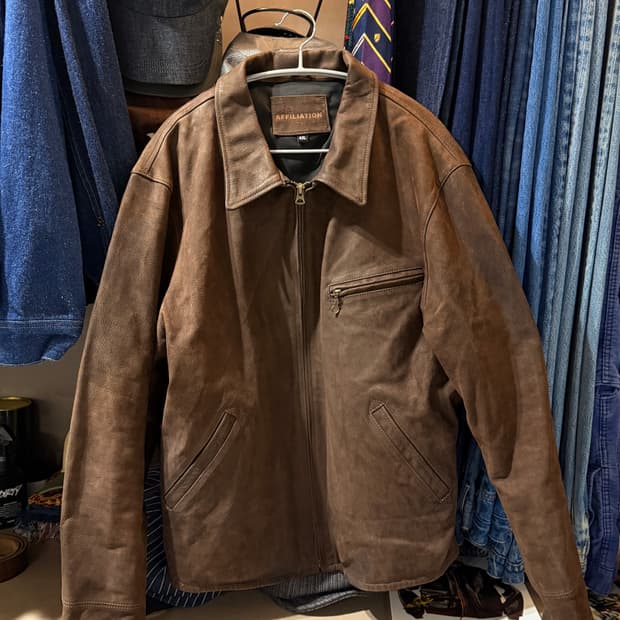 알리발 고트스킨 30s 스포츠 레더자켓