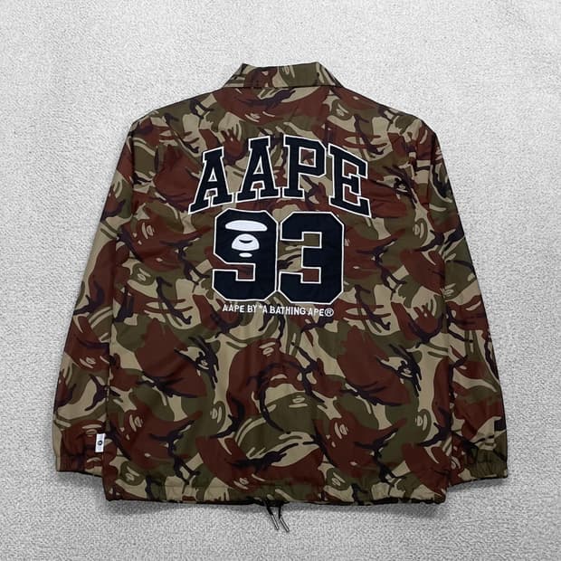 에이프 Aape x 챔피온 카모 코치 자켓