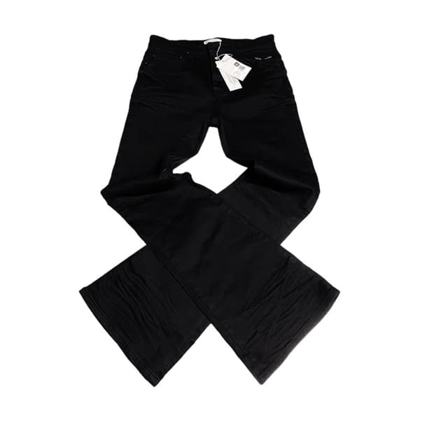 언더마이카 무.30 안티 Fxxking 로고 플레이 스트레치 플레어 블랙