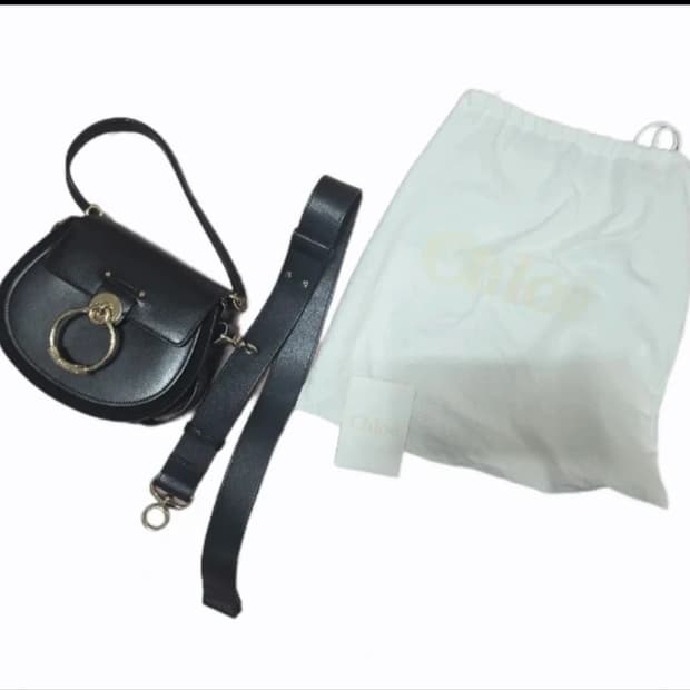 끌로에 테스백 블랙 스몰