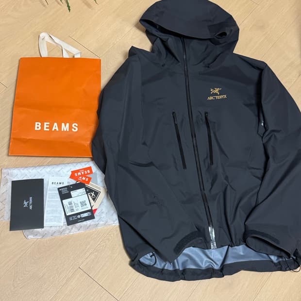 [XL] 아크테릭스 알파 sv 자켓 24k 블랙