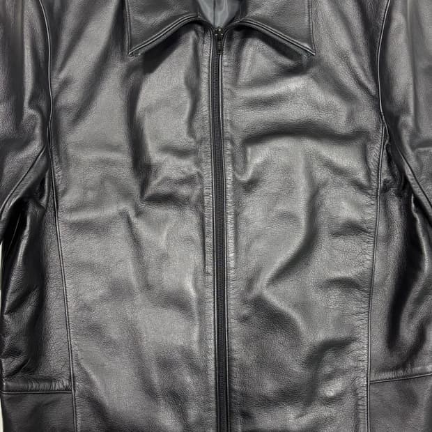 appendix leather jacket /black