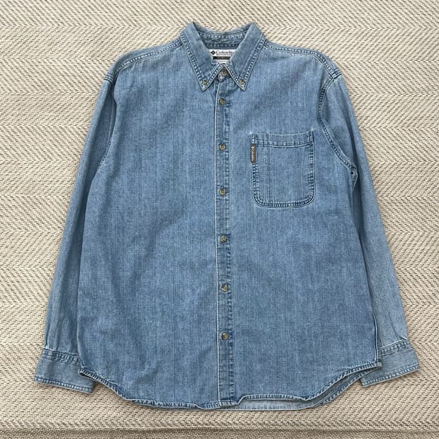 컬럼비아 워크 데님셔츠 r2192