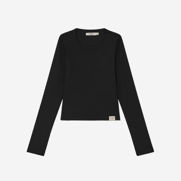 글로니 지 클래식 립 크루넥 롱슬리브