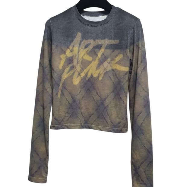 유즈 신축서유긴팔 티셔츠 free xs~s 