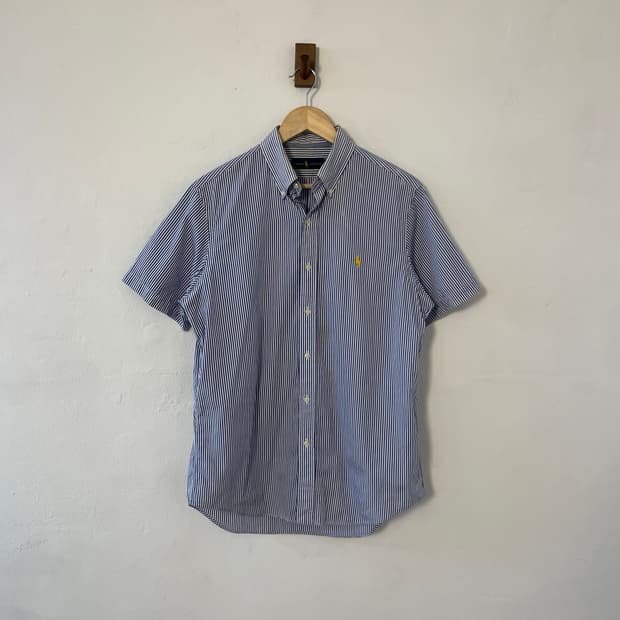 폴로 스트라이프 반팔 셔츠 