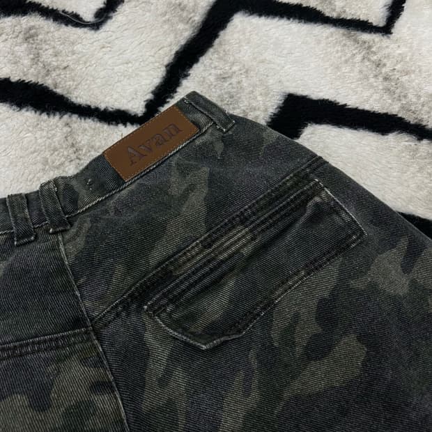 [XS]어반드레스 와이드 카모 카고 팬츠