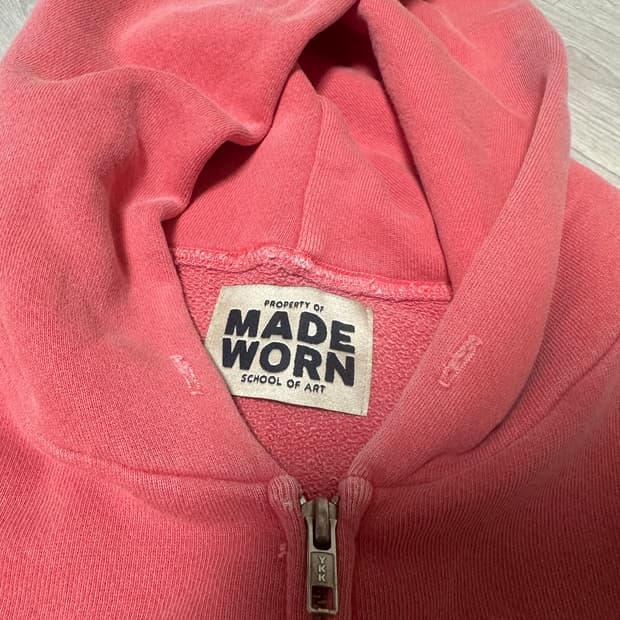 메이드원 블랭크 후드집업