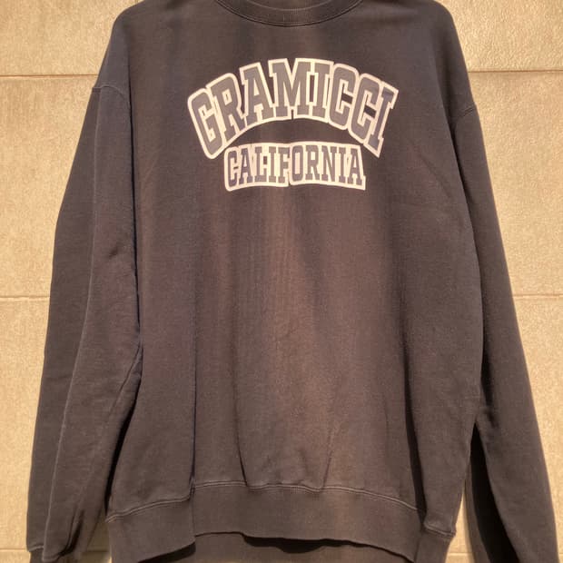 그라미치 아치로고 맨투맨 스웻셔츠 블랙 L