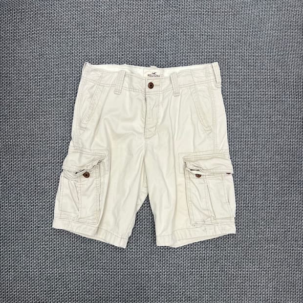 홀리스터 베이지 코튼 팬츠