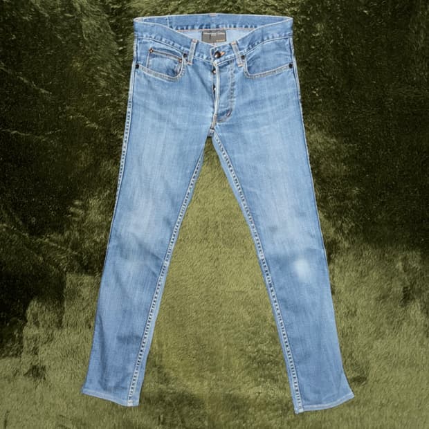 [48] BEAMS 빔즈 인터네셔널 갤러리 버튼 플라이 데님 팬츠