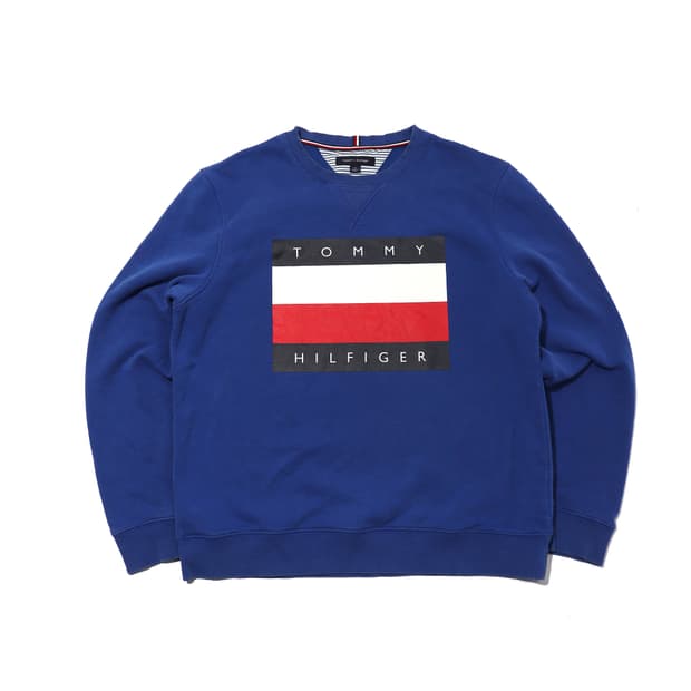 TOMMY HILFIGER 빅로고 맨투맨 size L