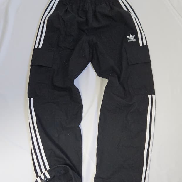 아디다스 오리지널 스트링 카고팬츠 트랙 바지 우븐 S