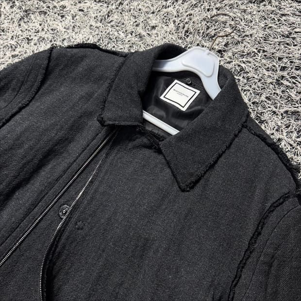 우영미 그런지 싱글 퍼 자켓