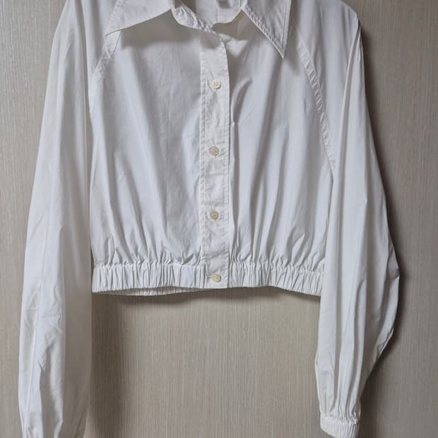 COS 코스 엘라스틱 웨이스트 셔츠 탑 34 신형