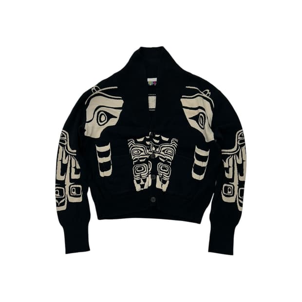 파세타즘 니트 가디건