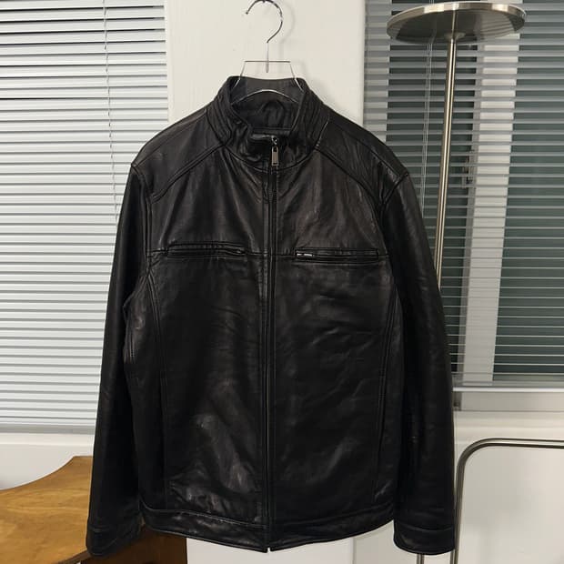 보스턴하버 램스킨 가죽자켓 M