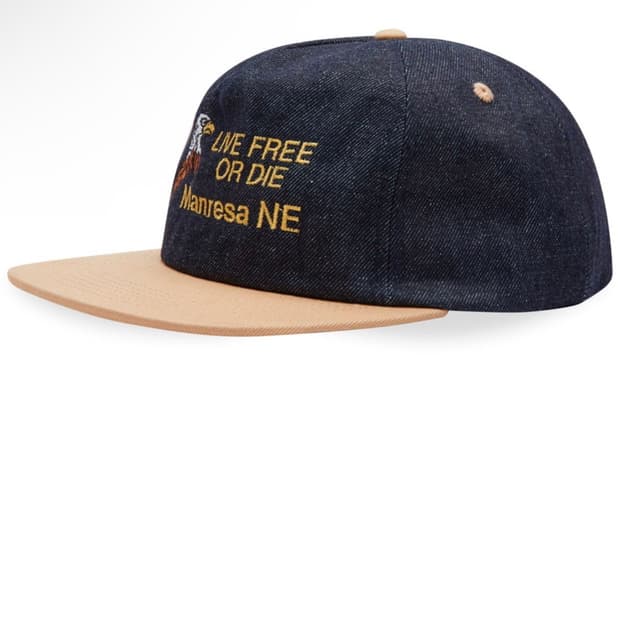 Manresa Men's Denim Free 6 Panel Cap 데님