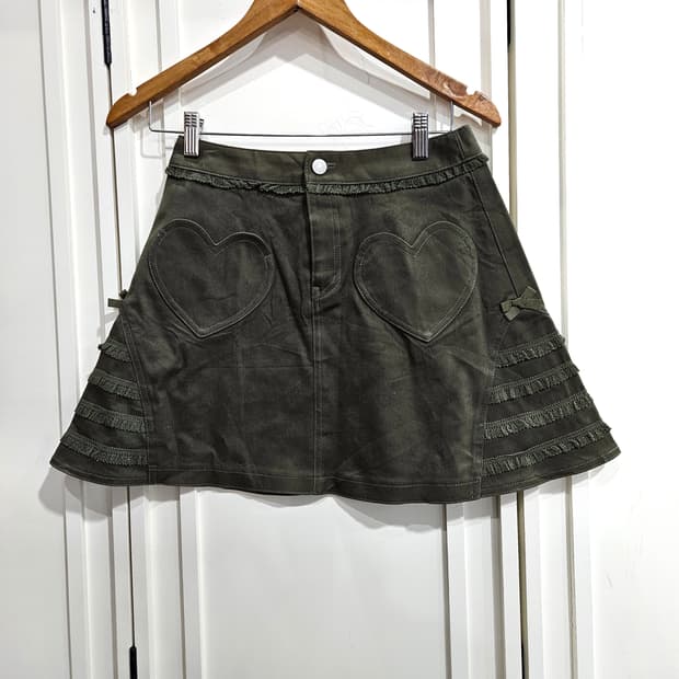 하트 포켓 스커트