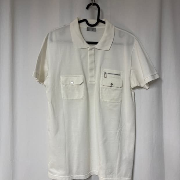 디올 옴므 10ss 더블 포켓 폴로 셔츠