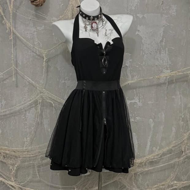 Sexpotrevenge Halterneck Detail Onepiece