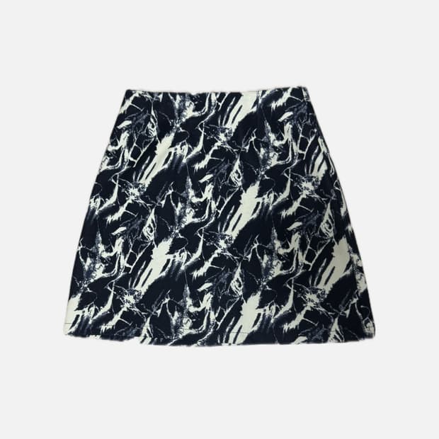 타이다이 나염 미니 스커트