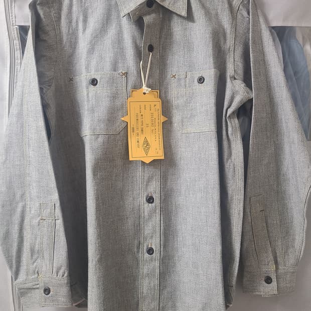 프리휠러스 닐셔츠 화이트페퍼(샴브레이셔츠)