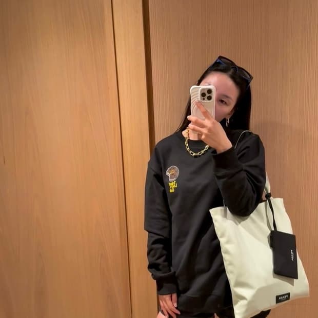 프라다뷰티 양면 에코백 & 파우치 세트