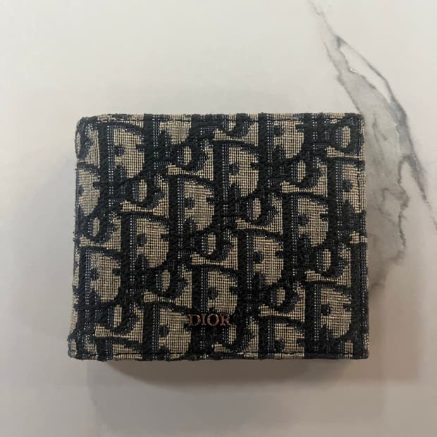 디올 오블리크 반지갑