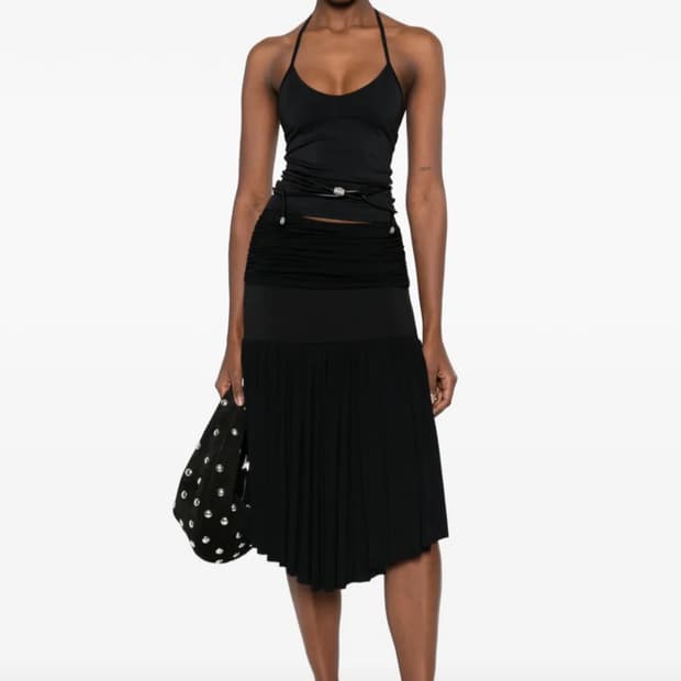 (새상품) Gumaguas 블랙 스커트 s