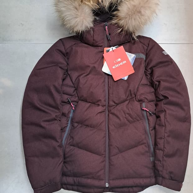 아이더 여성 다운 패딩 XS 버건디(새상품)
