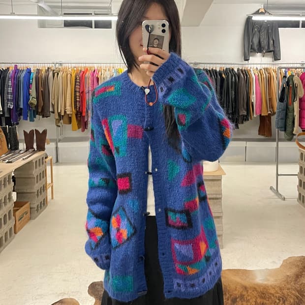 L.L. BEAN  mohair cardigan 엘엘빈 모헤어 가디건