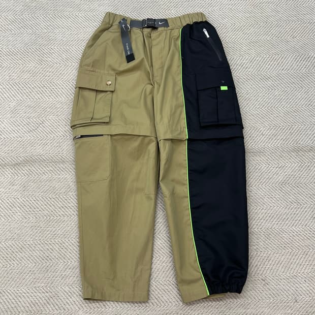 나이키x펑첸왕 벨티드 워크팬츠 r3187