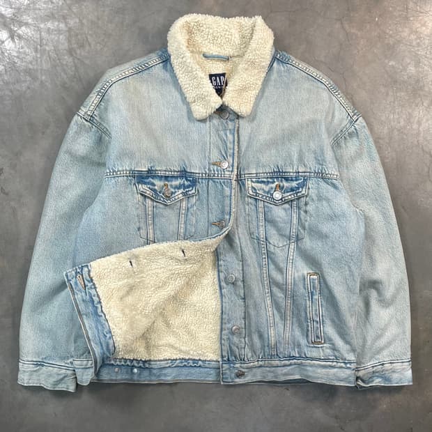 갭 쉐르파 데님 자켓