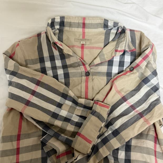 Burberry 체크 셔츠