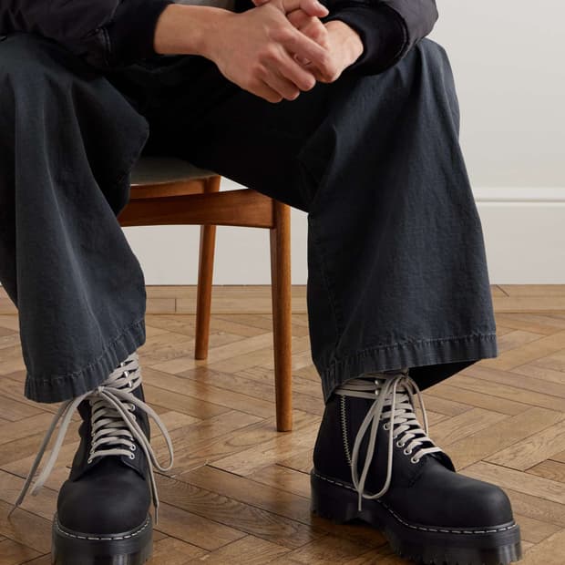 릭오웬스 닥터마틴 쿼드 솔 스틸토 