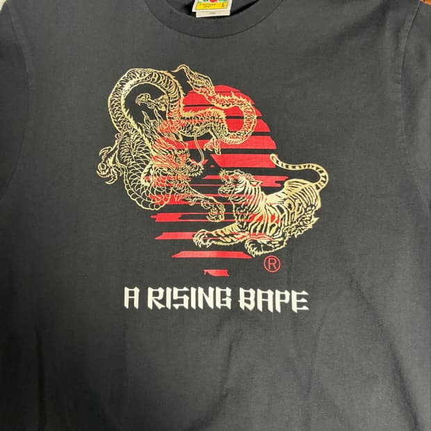 베이프 타이거 앤 드래곤 에이프 헤드 반팔티 TIGER AND DRAGO