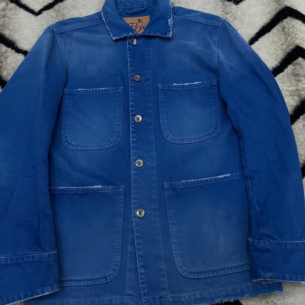 [M]PRPS 프렌치 데님 워크자켓/블루