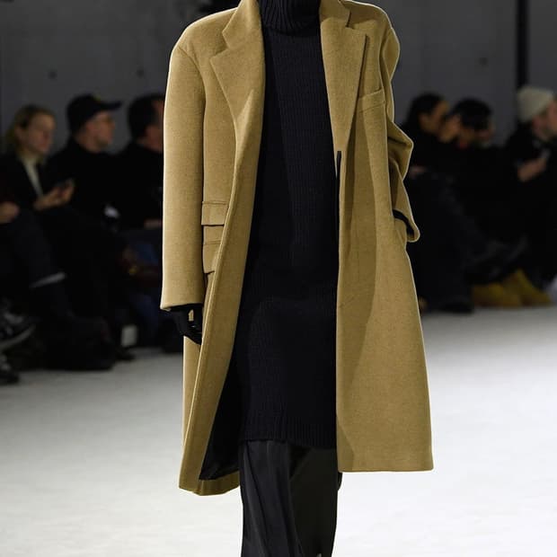 [차은우님 착용] 생로랑 23AW 울 오버사이즈 코트