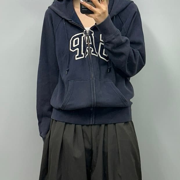 gap 갭 네이비 후드집업