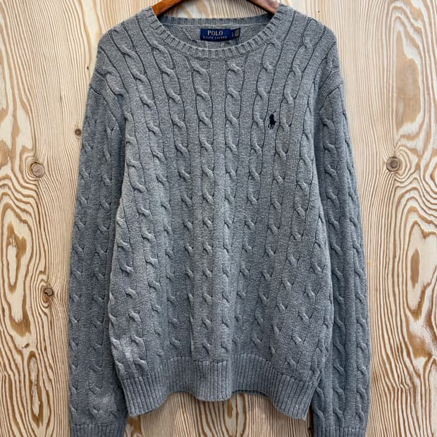 폴로 랄프로렌 꽈배기 니트