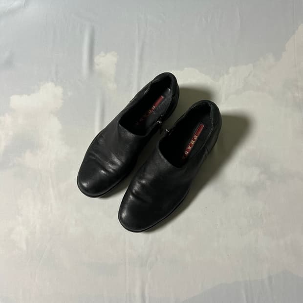 Prada sports slip on loafers