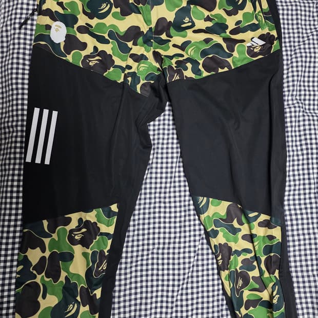 (새상품) 아디다스 x 베이프 wind rdy 팬츠 2XL